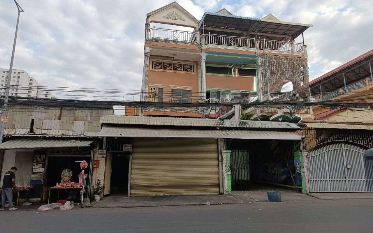 $$$-ផ្ទះផ្លូវធំលក់ដី6×35 $390,000-$$$