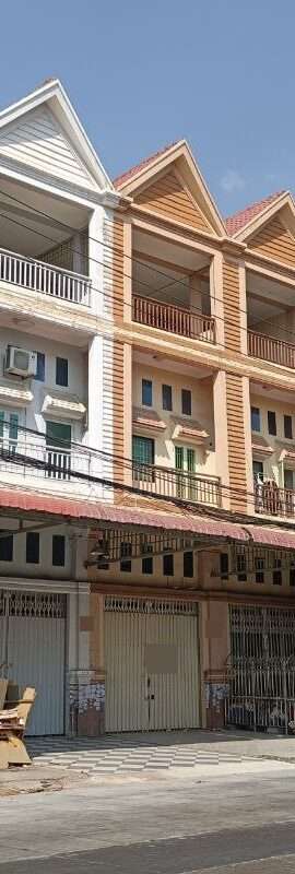 $$$-ផ្ទះផ្លូវធំលក់ដី4,2×20 $220,000-$$$