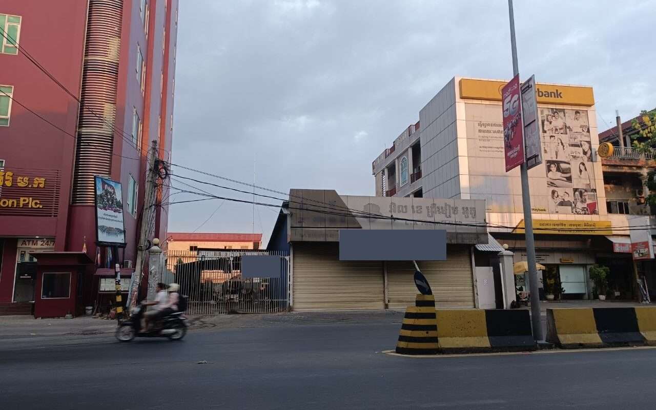 $$$-ដីជួល2360m²-$5,500/ខែជិតហេងលី-$$$